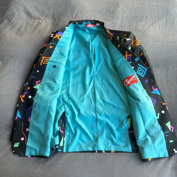 LAST CHANCE BEFORE DONATION Geometric Blazer - Picture 2 of 6